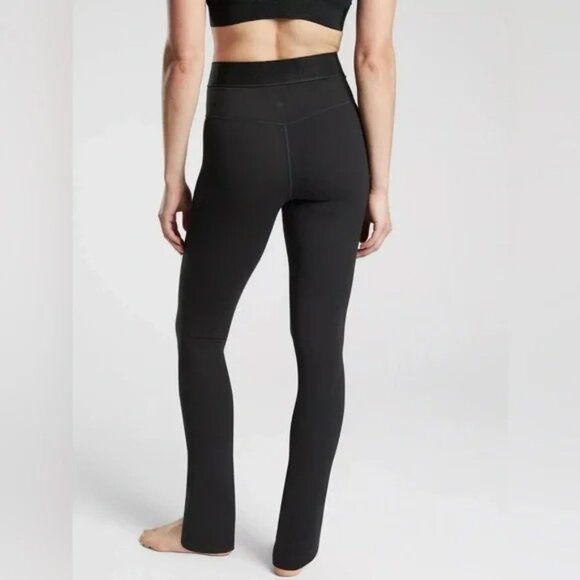 Athleta Aura Split Pant in Powervita, Black, Size S - Picture 2 of 9